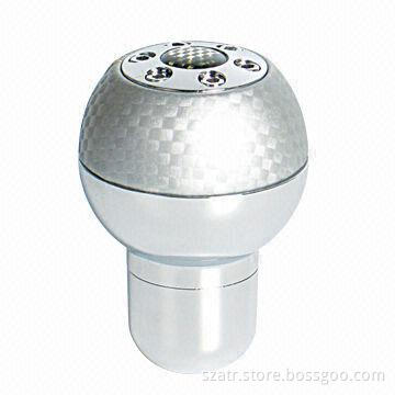Car Shift Knob, Made of Plastic or Steel Material